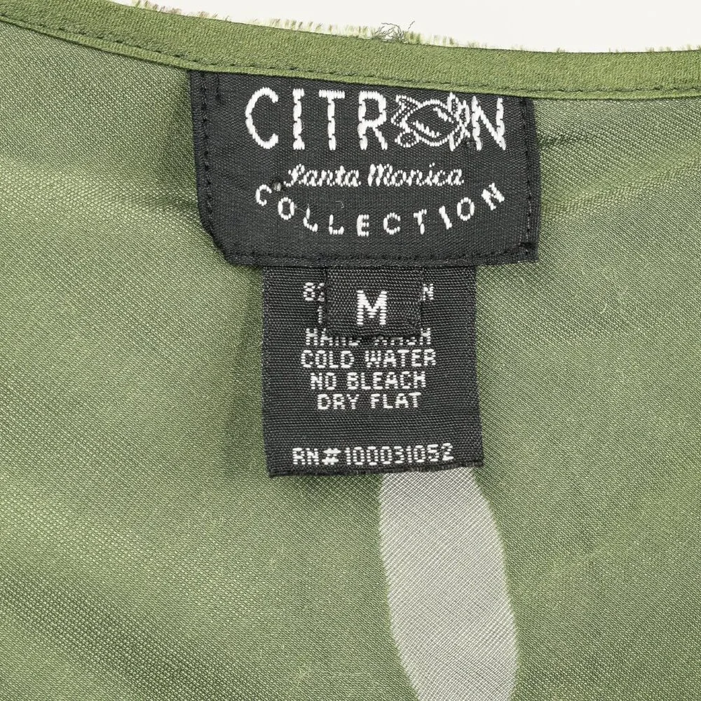 Citron Santa Monica Green Floral-Burnout Velvet Maxi Dress - Picture 7 of 9